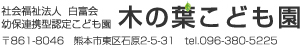 社会福祉法人  白富会  木の葉保育園　　木の葉保育園